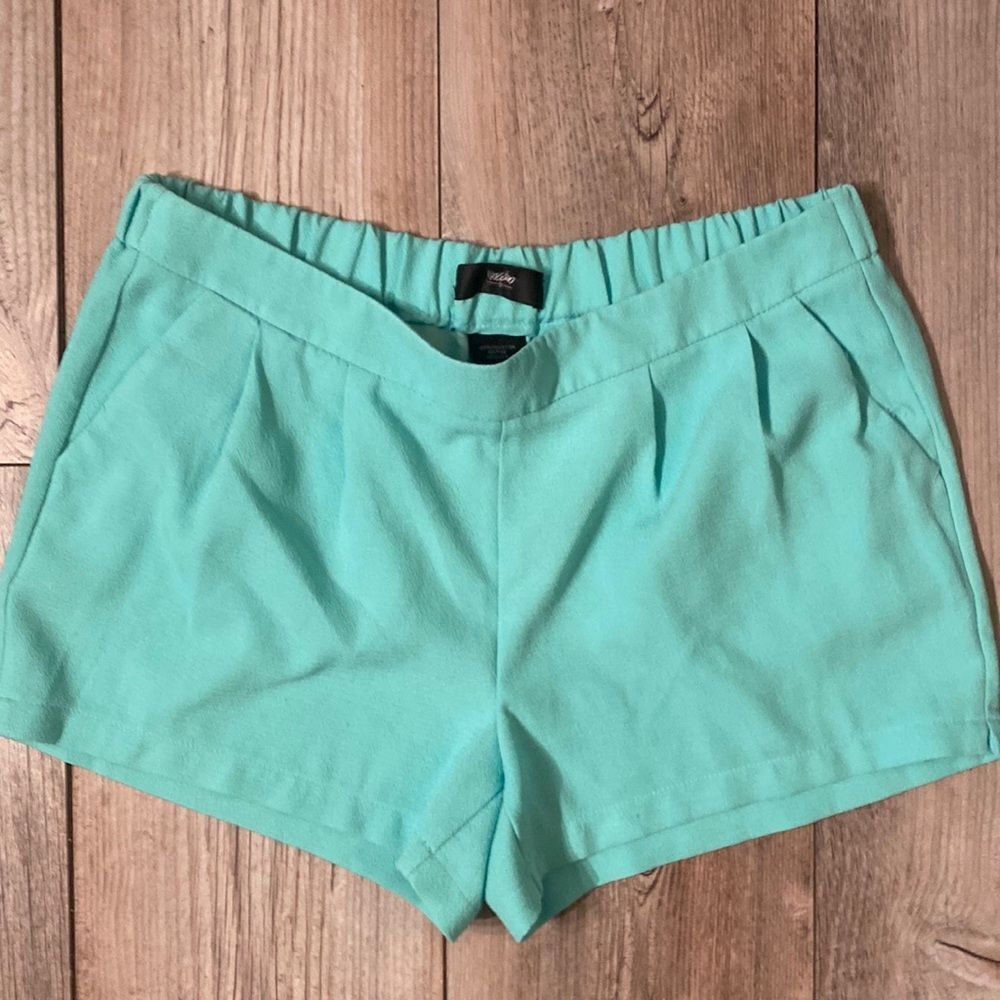 Mossimo Medium Polyester Shorts Women’s Turquoise